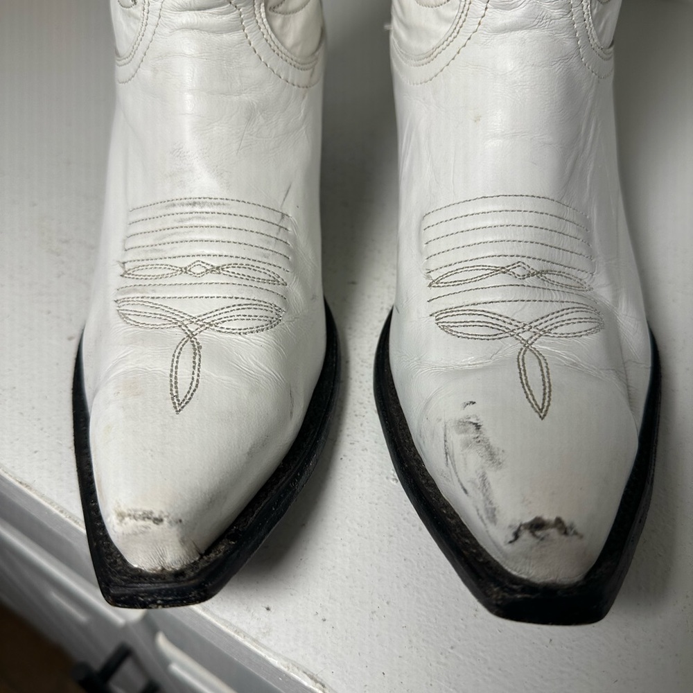 Idyllwind White Star Cowboy Boots Western Embroidered Cowgirl Women’s 7.5B - Picture 3 of 9